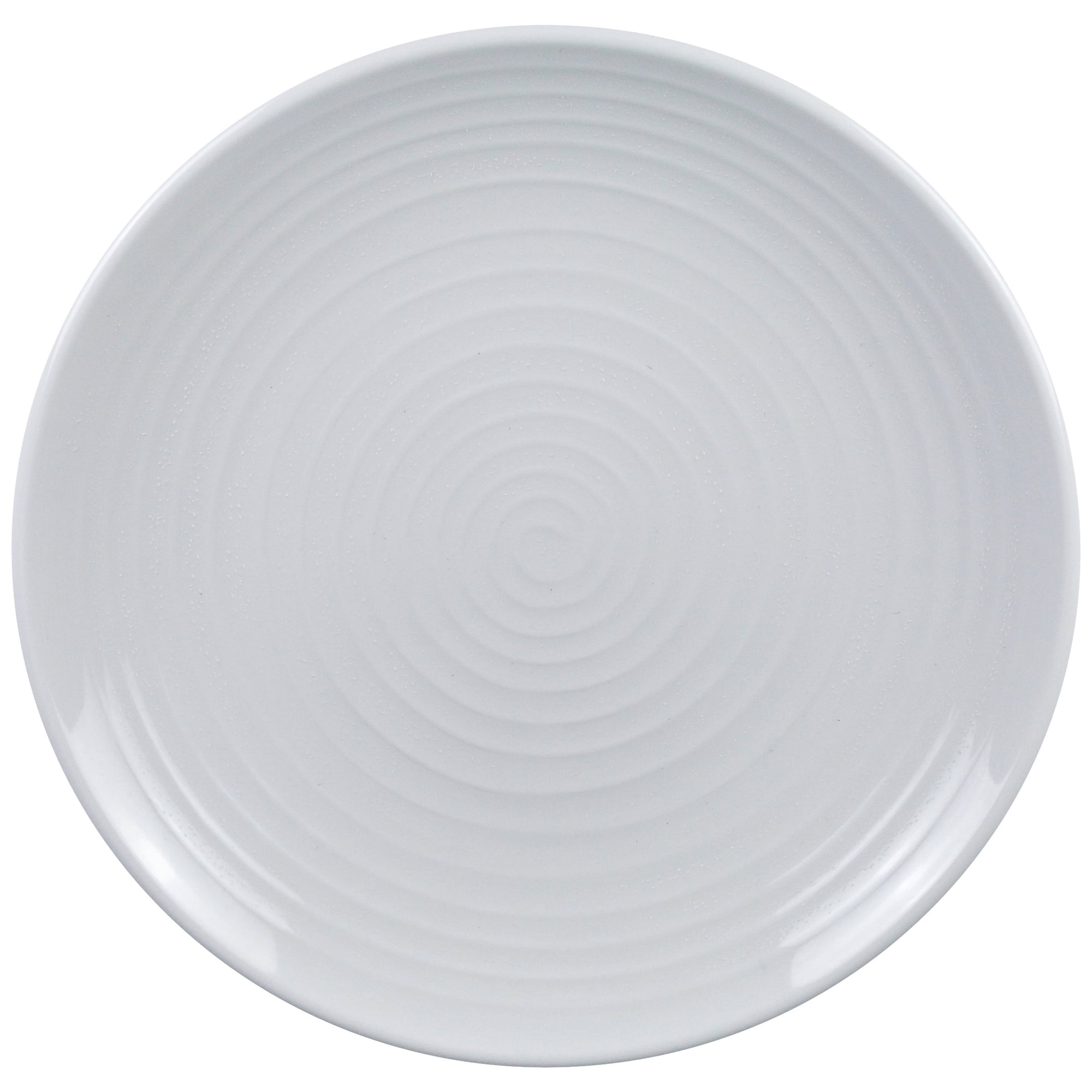 Plato Yanco Milando Md-107 Redondo De Melamina Blanca De 18 Cm (paquete De 48)