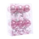 thumbnail image 5 of 24 Piezas De Adornos Navideños De Bolas Irrompibles Para Fiestas Navideñas En Casa, Color Rosa Transparente, 5 of 5