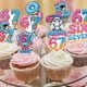 thumbnail image 4 of Set De 36 Topers Para Cupcakes De Cumpleaños 6 Y 7, 4 of 6