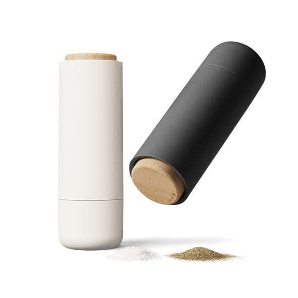 Molino de especias LIBKEN 16 × 5,6 cm blanco y gris ajustable