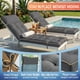 thumbnail image 4 of Cojín para chaise longue MAGIC ELEPHANT 188x56x10 cm gris, 4 of 7