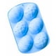 thumbnail image 1 of Molde Silicona Bandeja de 6 Huevos de Pascua Grande Celeste, 1 of 2
