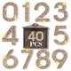 thumbnail image 1 of Locacrystal 40 piezas Números con strass brillante autoadhesivo para buzón, coche, puertas y manualidades 0‑9 DIY, cristales termoadhesivos para ropa (color topacio claro, 1,57"), 1 of 7