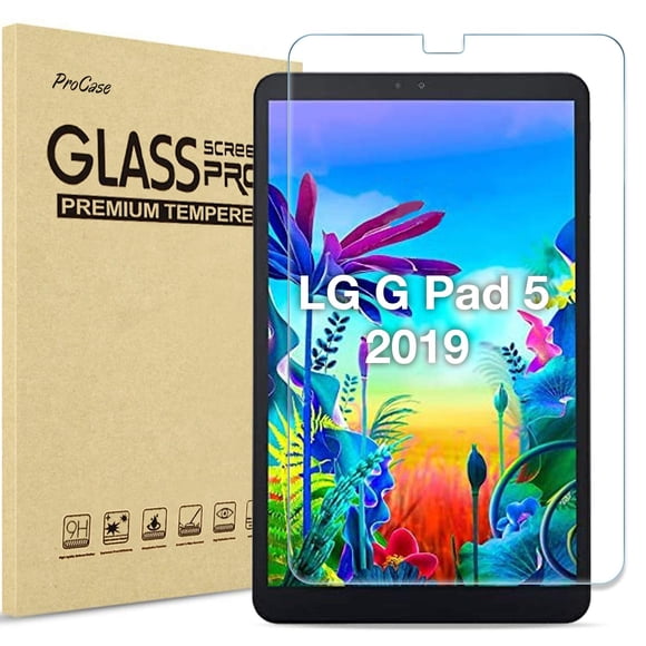Protector de pantalla ProCase LG G Pad 5 10.1 2019 de cristal templado