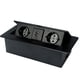 thumbnail image 5 of Caja De Conexión De Toma De Mesa Empotrada Caja De Alimentación De CA Toma De Corriente Eléctrica Negra, 5 of 5