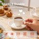 thumbnail image 4 of Juego de 6 tazas de espresso Sweese de 60 ml, color blanco, 4 of 6