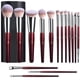 thumbnail image 1 of Set de brochas de maquillaje BS-MALL, 18 unidades, brochas sintéticas con funda, 1 of 6