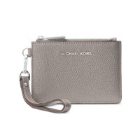 Monedero Michael Kors De Cuero Gris Perla