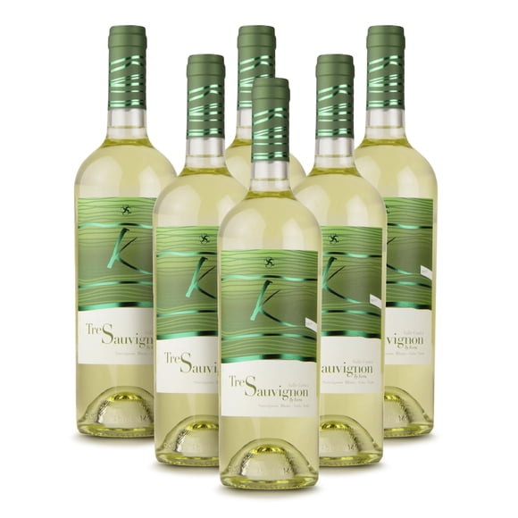 Vino Tre Sauvignon (Sauvignon blanc, gris y vert), 6 unidades