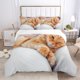 thumbnail image 3 of 3 Pcs Bedding Sets Girls Duvet Cover Set Queen Size 3D Print Colorful Floral Soft Microfiber 1 Comforter Cover, 3 of 5