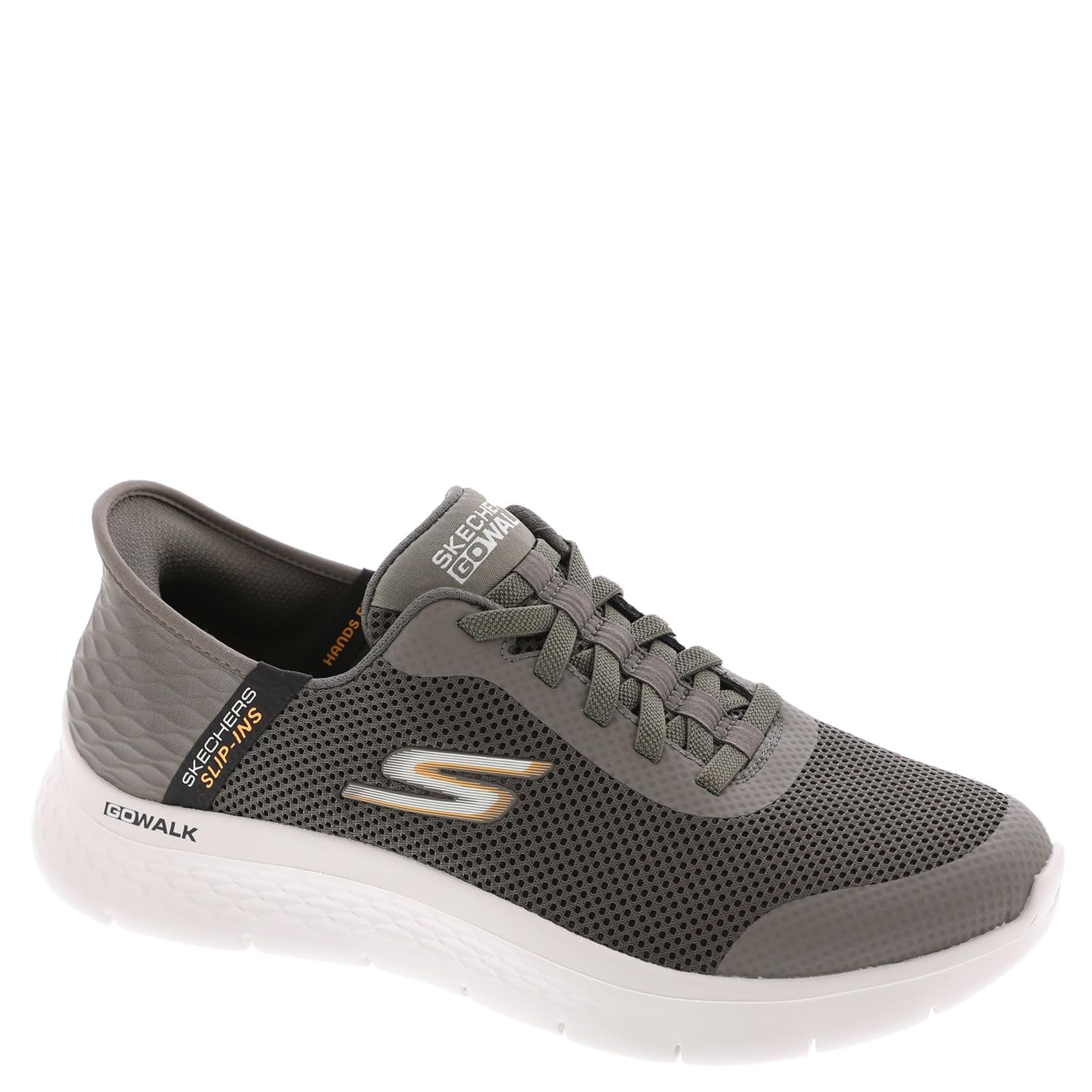 Zapatillas Skechers Go Walk Flex Para Hombre, Manos Libres, Color Marrón