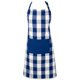 thumbnail image 1 of Delantal DII Buffalo Check Classic Farmhouse Chef, unisex, azul marino, 1 of 3