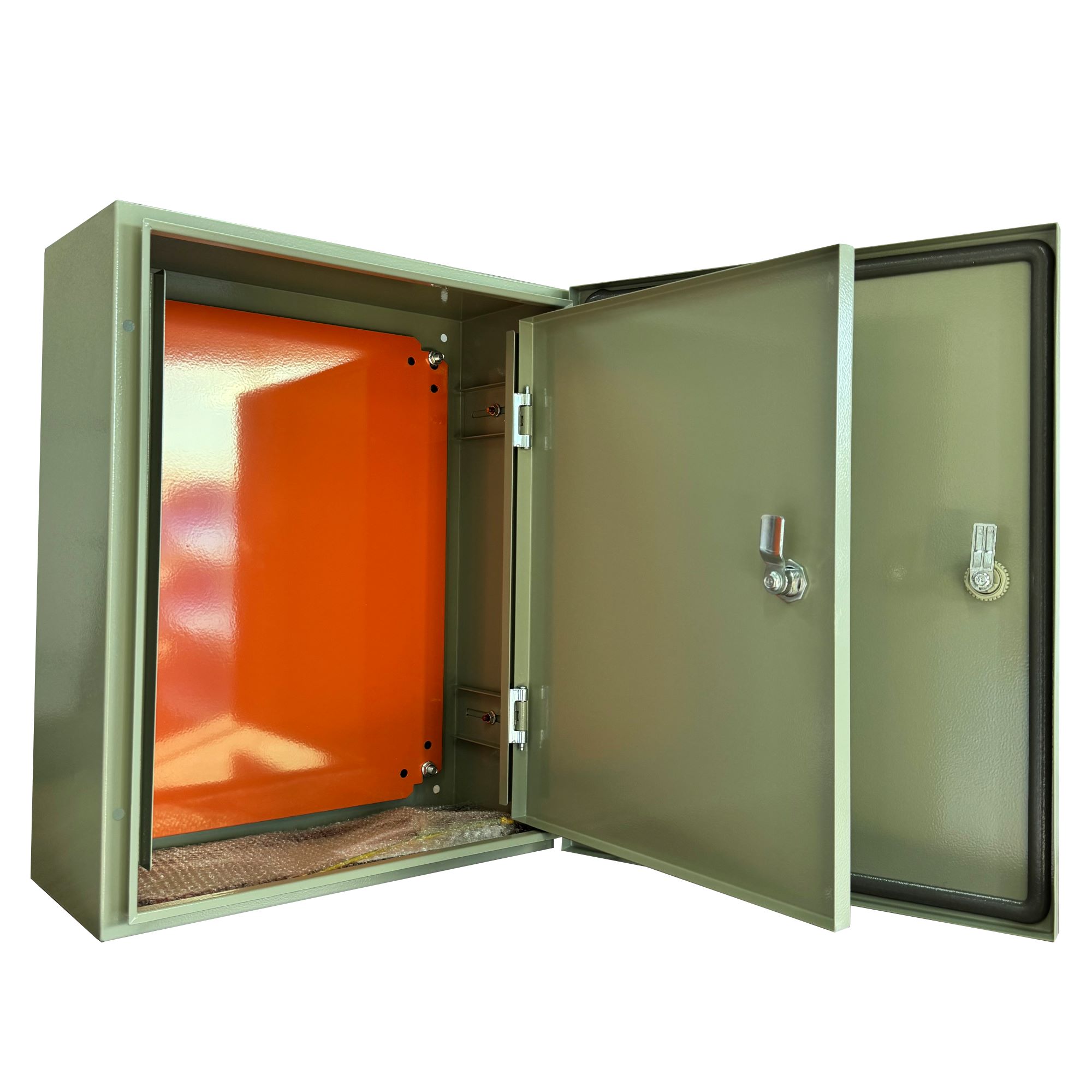 Lexo - Gabinete Tablero Metálico Eléctrico 500X400X200 2 Puerta Ip65