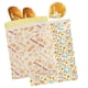 thumbnail image 1 of Bolsas de pan reutilizables de cera de abejas QHMCHLDZ, grandes, 43 x 33 cm, paquete de 2, 1 of 8