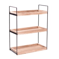 Ioensy - Estante De Almacenamiento De Encimera Organizador De Fregadero De Baño De 3 Niveles Para Perfume De Cuidado De La Piel