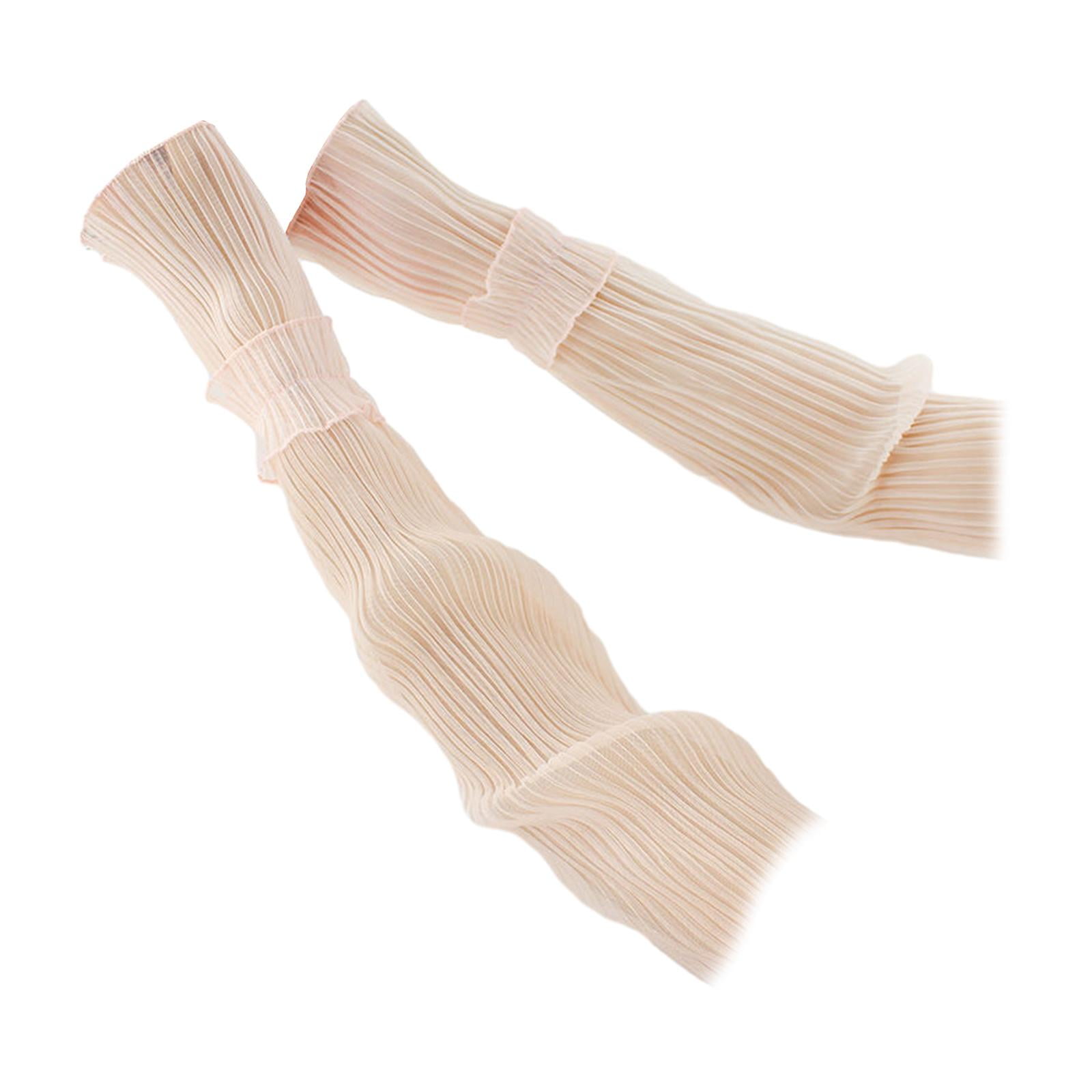 Ioensy - Mangas De Protección Solar Ligeras Mujeres Hombres Para Correr Golf Deportes Al Aire Libre Color De Piel