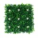 thumbnail image 2 of Panel De Pared De Plantas Artificiales, Telón De Fondo Verde Falso Para Jardín, Interior, Exterior, Verde, Blanco, 2 of 5