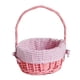 thumbnail image 5 of Cesta Tejida De Mimbre Cesta De Arreglo Floral Premium Natural Para Boda Rosa, 5 of 5