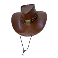 Genérico - Sombrero Vaquero Unisex Gorro Gorra Jockey Oeste Fiestas