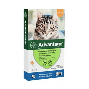 Bayer - Advantage Para Gatos Hasta 4 Kg.