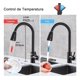 thumbnail image 4 of Grifo mezclador flexible para fregadero de cocina, extraíble, telescópico, para agua caliente y fría, lavabo para verduras, grifo extraíble de acero inoxidable para cocina., 4 of 6
