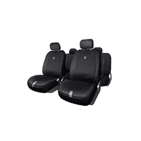 Genérico - Fundas Cubreasiento B-Equip Ecocuero Universales Negro