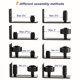 thumbnail image 3 of Guía de piso para puerta SMARTSTANDARD, rodillo plano ajustable, negro, 3 of 7
