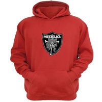 Genérico - Polerón Canguro Metallica Rojo Talla L Unisex