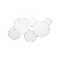 Vgo - Espejo Decorativo Circulos 55X32 Cm
