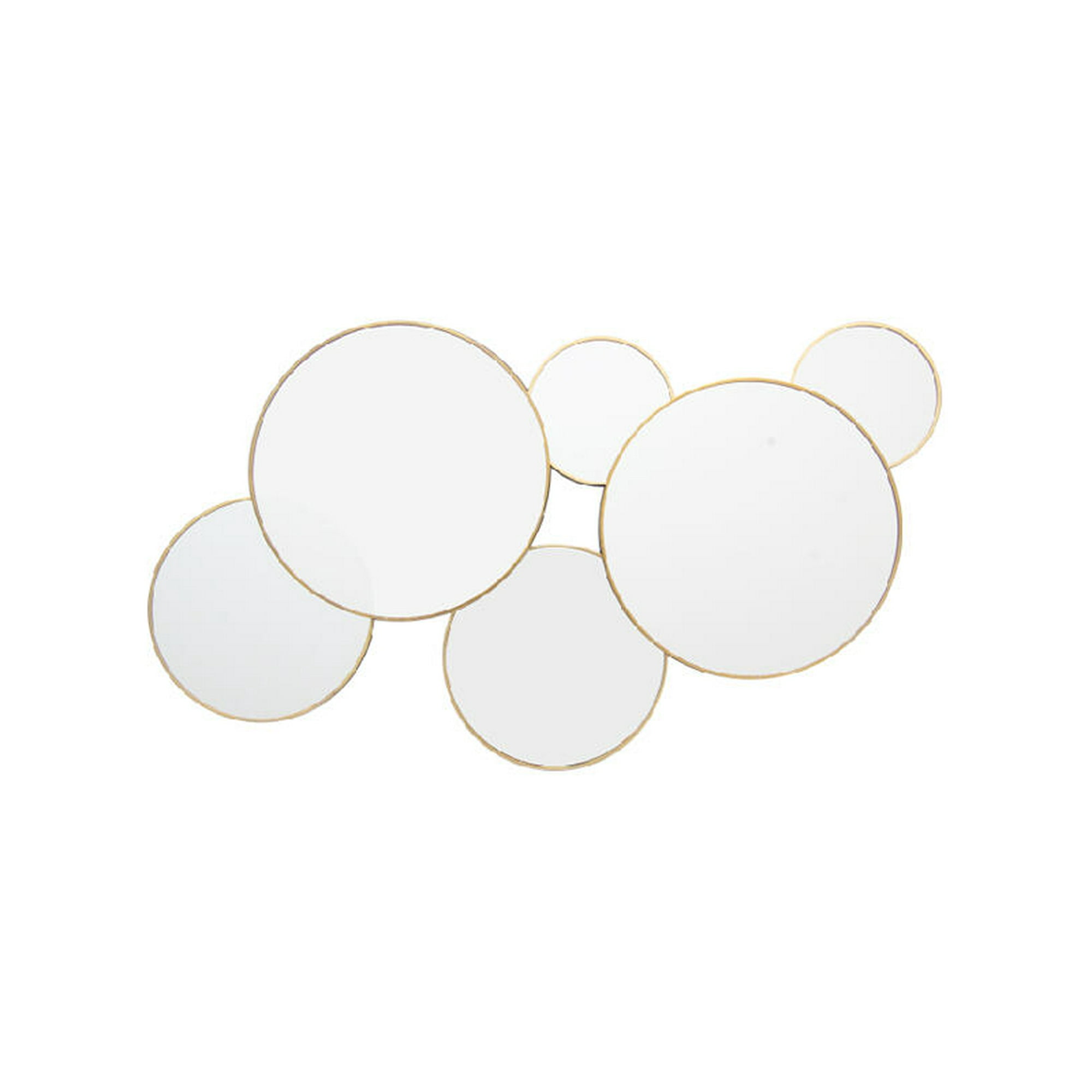 Vgo - Espejo Decorativo Circulos 55x32 Cm