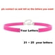 thumbnail image 1 of Hot Sexy Rose Red Suede Leather Collar Rhinestone Letters Choker Harajuku DIY Customized Necklaces Lovers BDSM Cosplay Jewelry, 1 of 3