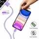 thumbnail image 4 of Cable de carga para iPhone de 1 m/2 m/2 m/3 m [certificado MFi] Cable Lightning de nailon trenzado de carga rápida compatible con iPhone 13 Pro Max XR 11 12 XS X 8 7 Plus 6s 6 SE iPad, 4 colores, 4 of 5