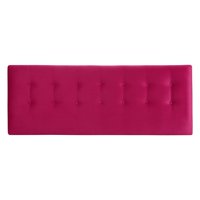 Bodevir - Respaldo Botone Felpa 2 Plazas Burdeo