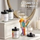 thumbnail image 4 of Juego de organizadores de baño MHDCLY, paquete de 4 con soporte Qtip (negro), 4 of 7