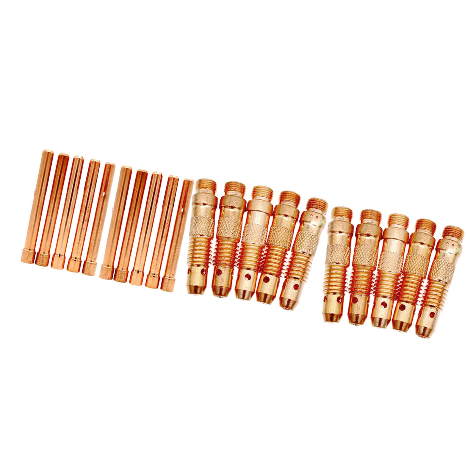 Ioensy - 20X Collets Consumibles Collet Body Para Soldadura Tig Reemplazos Repuestos