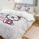 thumbnail image 1 of Cute Hello Kitty Comforter Set Soft 3 Pcs Twin Bedding Sets Thicken for All Season, 1 of 5
