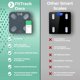 thumbnail image 3 of Báscula digital Smart BMI FitTrack Dara Black, 3 of 8