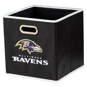 Cubo De Almacenamiento Franklin Sports Nfl Baltimore Ravens De 11 X 11 Cm