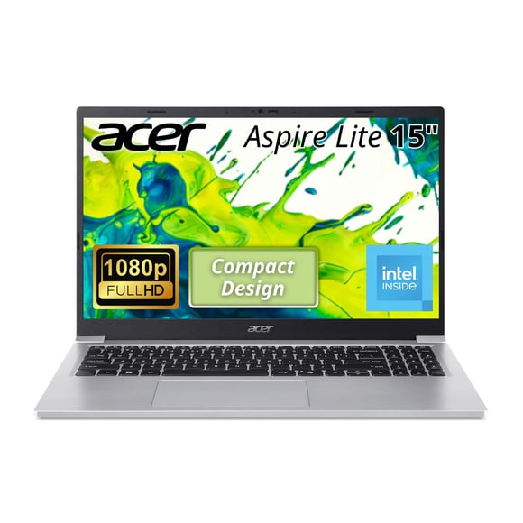 Laptop Acer Aspire Lite 15 AL15-36P-32XP de 15.6'' FHD, Intel Core 3 N305, 8 GB de RAM, 128 GB SSD,