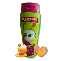 Vatika Naturals - Shampoo Vatika Miel & Huevo 400 Ml 33% Extra