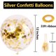 thumbnail image 3 of Bezente Gold Confetti Latex Party Balloons 60 Pack 12 inch, 3 of 3