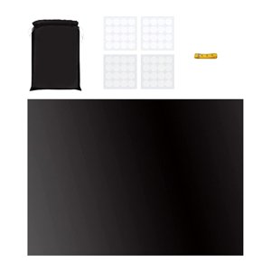 Magideal - Cortina Ciega Opaca Cortinas Opacas Camper Windows Sin Taladro Película De Ventana Opaca Extraíble Cortinas Opacas De Viaje Para Uso En Viajes Oficina , 145X200Cm