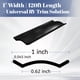 thumbnail image 2 of Inserto De Moldura De Vinilo Para Rv 1 X 37 M Negro, 2 of 7