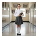 thumbnail image 1 of Falda Colegio Niña Juvenil Gris Clásica Confección Nacional, 1 of 6