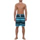 thumbnail image 2 of INSPIRE CHIC Pantalones Cortos de Playa con Cordón para Hombre con Rayas Impresas y Bloque de Color 28 Azul, 2 of 5