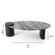 thumbnail image 3 of Mesa de Centro Elegante Ovalada Mármol Miranda, 3 of 4