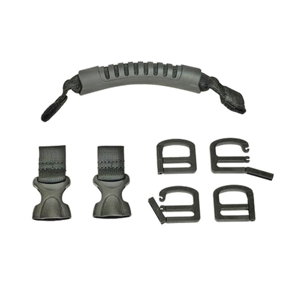 Kit de asas Brightline Bags Slim con trabillas adaptadoras y clips D3