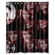 thumbnail image 1 of Cortina de ducha de baño con ganchos, diseño de collage de My Chemical Romance de Gerard Way, tamaño 60 x 72 pulgadas, 1 of 3