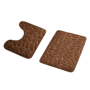 Bothyi - Alfombra De Baño Felpudo De Interior Felpudo Alfombra De Baño Para Dormitorio Sala De Estar Cocina Café