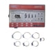 thumbnail image 4 of Pack x100 Abrazaderas Manguera Metálica 8 Medidas Pervoi 2RL Hose Clamp Retainer Kit-215, 4 of 5